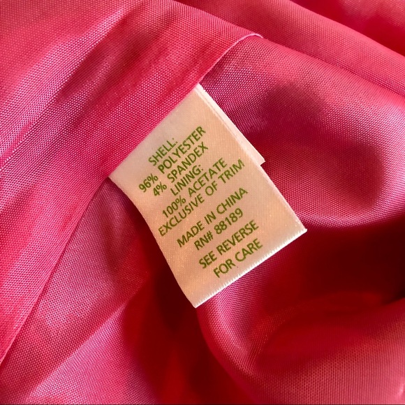 NWOT Lilly Pulitzer pink and green patterned skirt - Picture 5 of 6